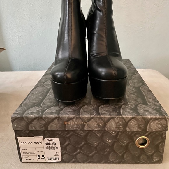 Akira AZALEA WANG Apollo Chunky Platform Ankle Boots - Picture 5 of 8